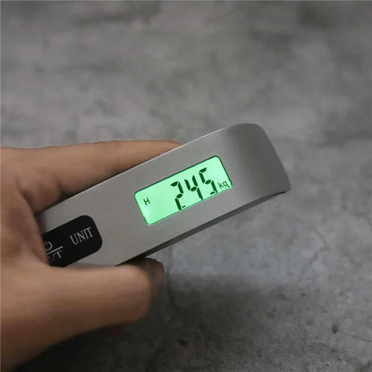 Portable Scale Digital LCD Display 110lb/50kg Electronic Luggage Hanging Suitcase Travel Weighs Baggage Bag Weight Balance Tools