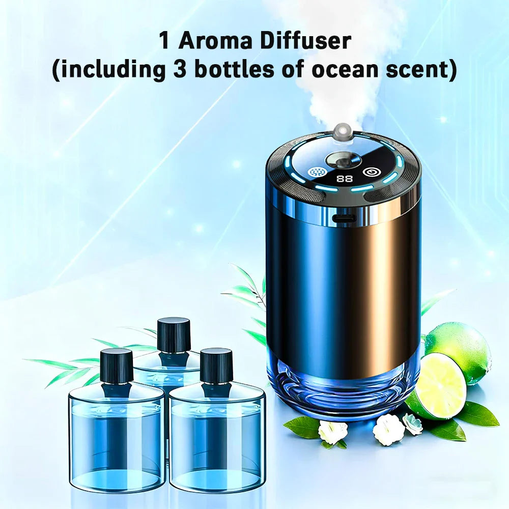 Car Electric Air Diffuser Aroma Car Air Vent Humidifier Mist Aromatherapy Car Air Freshener For Removing Odors Car Accessories